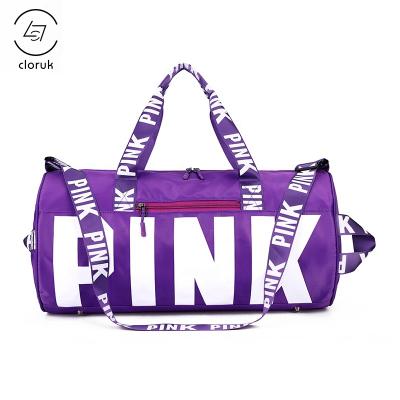 China Hongxi Aliba Large Capacity Sports Gym Travel Pick Bag Waterproof Duffel Bag With Shoe Compartment Sports Bag for sale