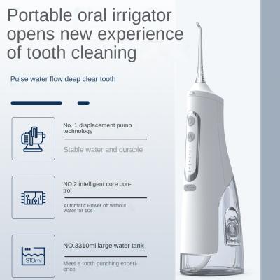 China Commercial Hot Sale Portable Oral Electric Tooth Irrigator Electric Tooth Cleaning Appliances Professional Water Teeth Rinser for sale