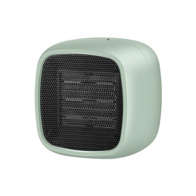 China New Home Fan Heater Mini Household Temperature Controlled Warm Small Desktop Heater for sale