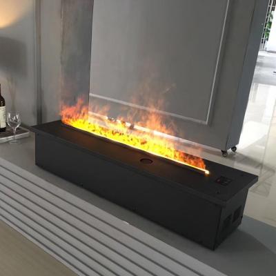 China Modern luxury decorative villa fireplace living room fireplace 3D atomization intelligent electronic fireplace for sale