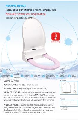 China Two Piece Bidet Seat Cover Smart Toilet Seat Bidet for sale