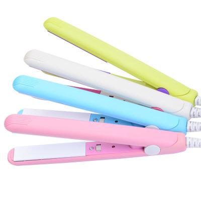 China Mini Hair Styling Tool Ceramic Iron Hair Straightener Light Weight Curler New 2021 Household Hot Sales Goods for sale