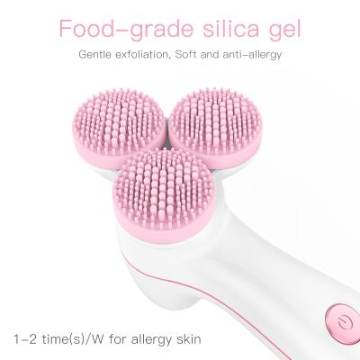 China Best Selling Silicone Detergent DEEP CLEANSING Facial Brush For Face Brush Cleansing Heads for sale