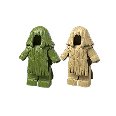 China Building Blocks Toy Military Weapon PUBG Ghillie Suit Accessory Building Blocks HIT Soldier Brick Toy Compatible Army Bricks for sale