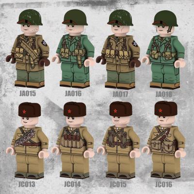 China Toy Legoinglys WW2 America Soldier US Army Military Figure Action Numbers Building Block MOC Bricks Toys For Children Toys for sale