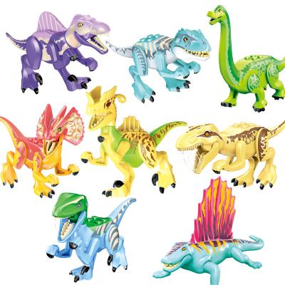 China Building Toy Dino Model Jurassics Dinosaur Fallen Kingdom Children's Toys Spinosaurus Tyrannosaurus Rex for sale