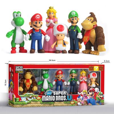 China Collectible Figure Marios Bro Action Figure Toys Super PVC Toys Japan Cartoon Game Characters PVC Anime Model for sale