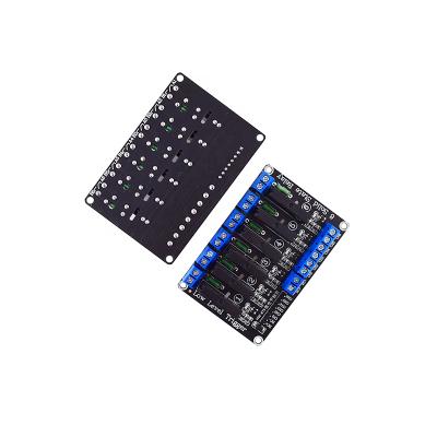 China Relay Module #875 5V 2A 81*55*22mm Solid D State Six-part Low Level Relay Module for sale