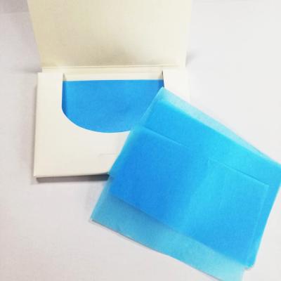 China Pocket Tissue Customize Logo Charcoal Facial Oil Tissues Jasmine Oil Blue Oil Blotter for sale