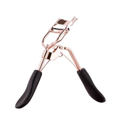 China Beauty Care Makeup Tools Wholesale Rose Gold Bling Stainless Steel Eyelash Curler for sale