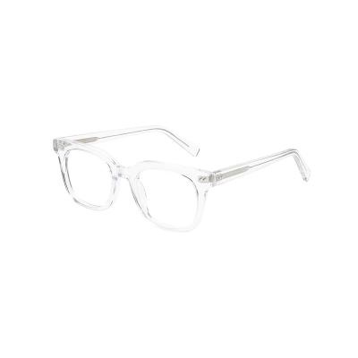 China Retro Square Glass Blue Light Blocking Computer Reading Glasses Men Women Transparent Frame Eyewear Glasses for sale