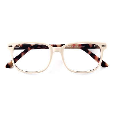 China Hot Retro Tour New Transparent Eyewear Vintage Acetate Optical Glasses Frames for sale