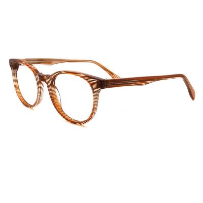 China Good quality retro glasses frame new popular classic optical design unisex acetate monocle frames for sale