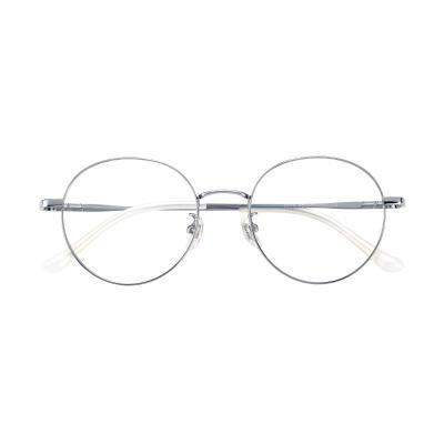 China New Designer Fashionable High Quality Light Metal Anti Blue Optical Glasses Frame For Men And Women for sale