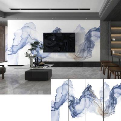 China Wholesale Artificial Marble Price 1200x2400mm Large Bathroom Large Format Porcelain Tile Slabs Eco-friendly for sale