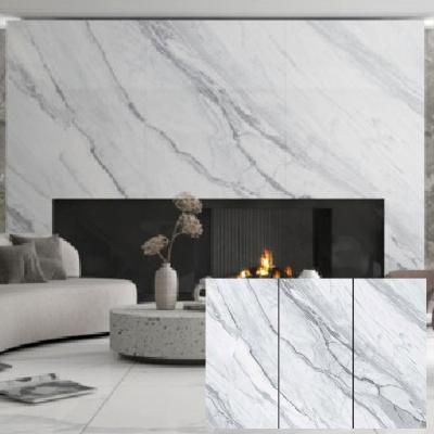 China Eco-friendly large size large calacata slate floor slabs slabs book match white marble ceramic italian eco-friendly china for sale