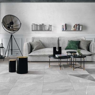 China Dining Room 600x600 Wall Living Room Dining Room 600x600 Matt Porcelain Bathroom Ceramic Cement Kitchen Eco-friendly Concrete Floor Tile for sale