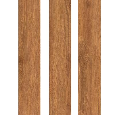 China Modern twyford timber teak wood veneer grain texture color finish ceramic wall tile style for stairs in pakistan for sale