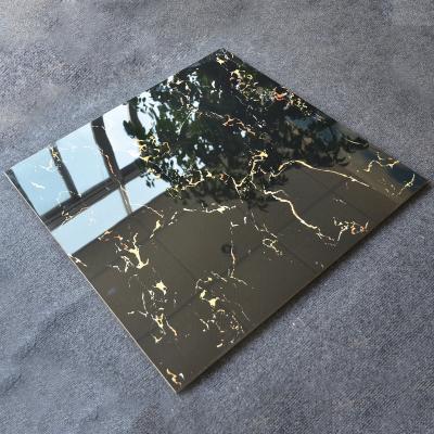 China Large thin thin discoutinued ceramic black gray marble tile eco-friendly china marbles stone prices for sale