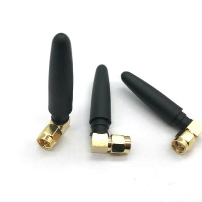 China 4G SMA Male Right Angle AMI Antenna 50mm Length for sale