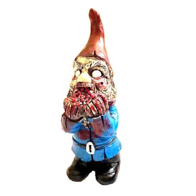 China Europe Garden Decoration Halloween Horror Resin Dwarf Crafts Ornaments Zombie Garden Crawling Gnomes for sale