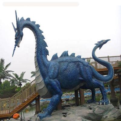 China Large Dragon Sculpture Bronze Casting Garden Outdoor Decoration Dragon Statue Support China Customization for sale