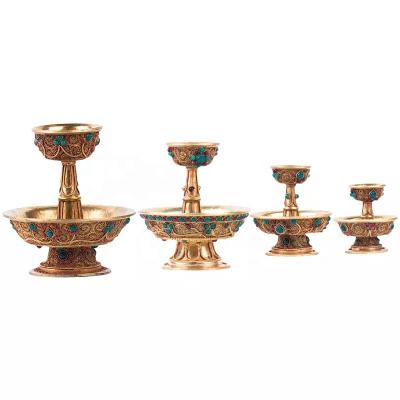 China Handmade Bronze Religious High Quality Buddhist Supplies Tibetan Buddhist Supplies Europe Gifts for sale