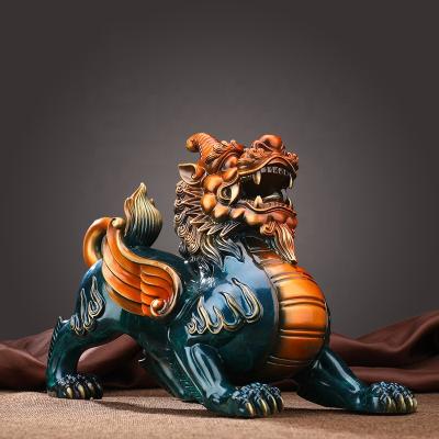 China China 2020 New Design Animal Brave Troops Mythical Wild Animal Pixiu Bronze Statue For Sale for sale