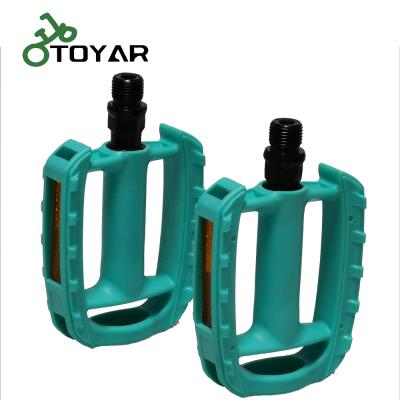 China BMX Toyar PP Bike Pedals With 9/16 Inch Boron Steel Axle And Flat Bodies On E-Bike City Road Bikes DU155X for sale