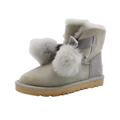 China Wholesale Fashion Trend Style New Designer Fur Boots Women Custom Made Shoes With Tassel Fashion Dress Snow Boots For Ladies for sale