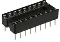 China 210-1-18-003 18 Pin Ic Socket  0.3