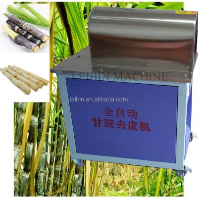 China New automatic commercial electric sugar cane peeling machine small sugarcane peeling machine sugarcane peeling stick soft shav 200-300kg/h for sale