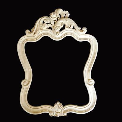 China High Quality Hand Made Long Life Wooden Frames Mirror Wall Mirror Corner Casting Decorative Wooden Mirror Frames for sale