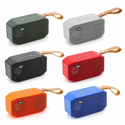 China 2021 Portable Radio New Arrival TG296 Loudspeaker Sound Box Home Theater System Speakers Mini Wireless TWS Speaker with BT/MIC/AUX/FM for sale