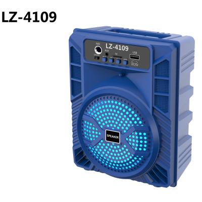 China Portable Phone LZ-4109 4 Inch 5w Trolley Speaker Woofer Radio Waterproof For Phone Speaker for sale