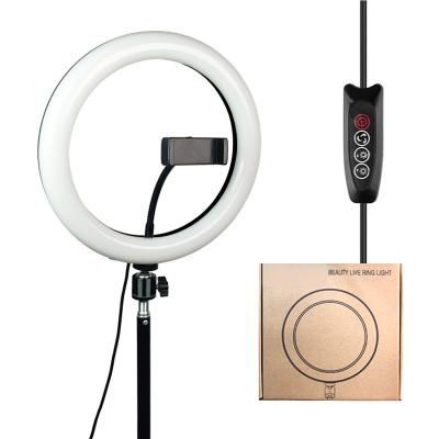 China ABS+PC Tianmei 26cm Wholesale 10 Inch Selfie Fill Led Ring Light Make Up Photographic Ring Lamp With Tripod Stand for sale