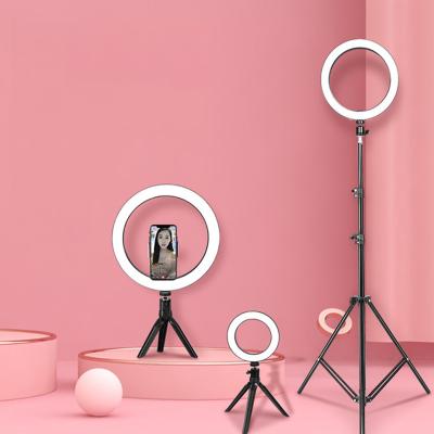 China ABS+PC 10 Professional Beauty LED Mini Small Ring Light 18 Inch Studio Phone Selfie Photo Video Kit Camera for sale