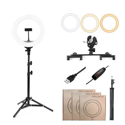 China ABS + 8 10 PC 18 Inch Tiktok Live Photography Ringlight Fill Circle Dimmable Makeup Selfie Led Ring Light With Tripod Stand for sale