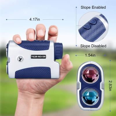 China TIGER ROVER PGA Golfer Assigned Golf Pinseeker 6x25mm Laser Rangefinder Golf Rangefinder Flip & Shake 103*39*72mm for sale