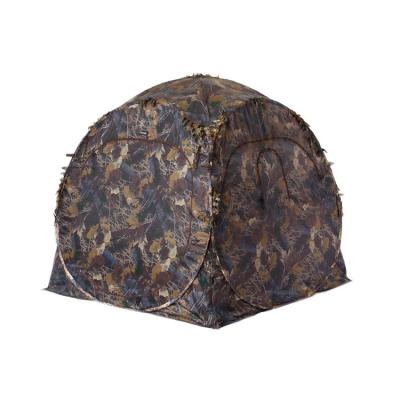 China Durable Camo Ground Blind Hunting Deer Turkey Tent For 2 Person for sale