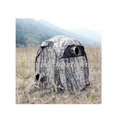 China Durable 2020 new arrival windproof outdoor ground camo tent camouflage waterfowl duck hunting box blind for sale