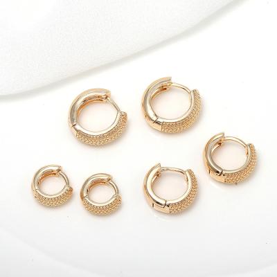 China New FASHIONABLE Design 14K Gold Plated Hoop Earrings for sale