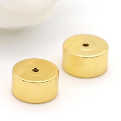 China DIY Jewelry Factory Wholesale 14K Gold Plated Earring Back Cap for sale