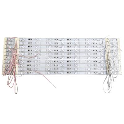 China Led module /led strips bar for slim lightbox 69cm length 5 years CE ROHS 24v 10.8w 1080lm 175degree warranty wide angle led module for showcase depth is 30-200mm for sale