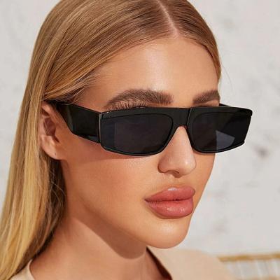 China 2021 fashion sunglasses men women unisex vintage square shading cheap small rectangle sunglasses 2021 for sale