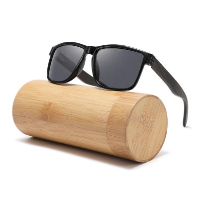 China WOODEN SUNGLASSES large square wooden frame polarized wholesale bulk cheap wooden sunglasses for sale