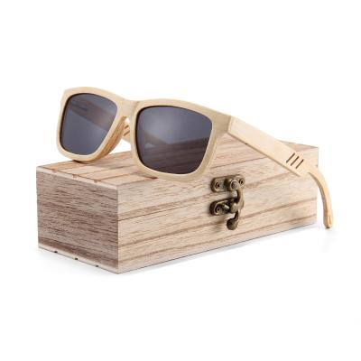 China Fashion sunglasses wholesale unisex custom made fashionable sunglasses wooden bamboo sunglasses for sale