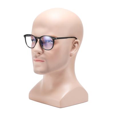 China Anti Blue Light Blocking Glasses Round Around 2021 Newest Dual Color Glass Optical Sight Fashion Computer TR90 Blue Light Blocking Glasses for sale