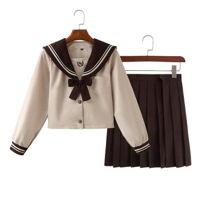 China Sweet Japanese Milk Tea Long Sleeve College Style Spring and Autumn Uniform Suit for sale