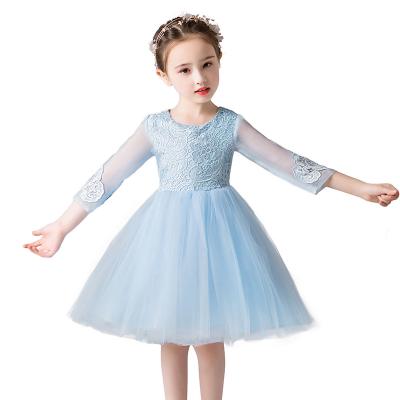 China Princess Dresses Children Party wear Princess Gown Embroidered Baby Birthday Girl Dresses for sale